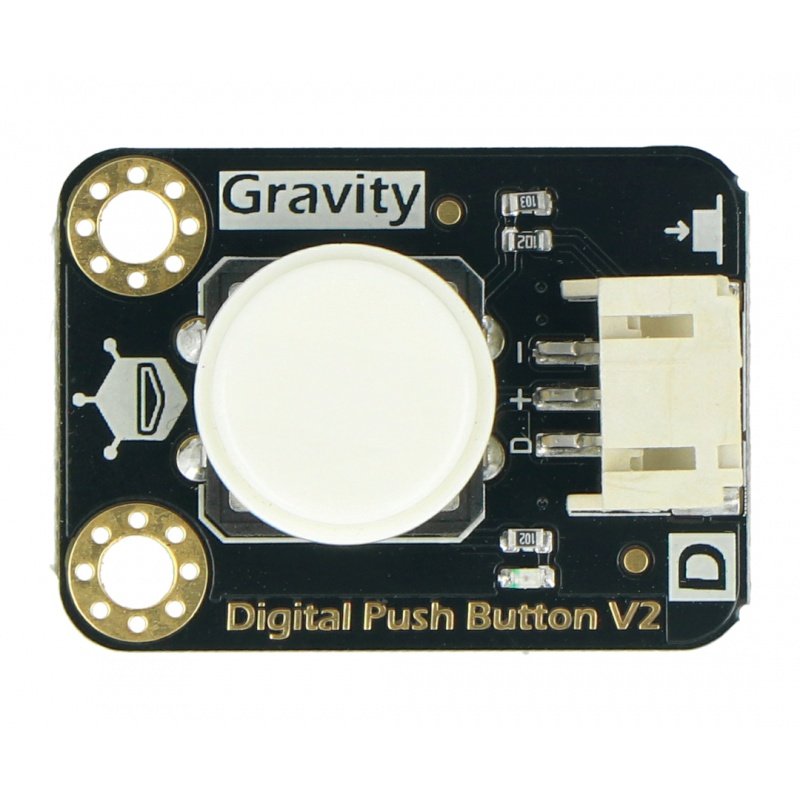 DFRobot Gravity - Tact Switch digitaler Taster - weiß