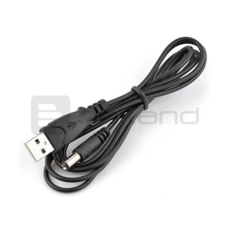 USB-A-Kabel - DC-Stecker 5,5 / 2,1 mm 0,1 A - 1,5 m