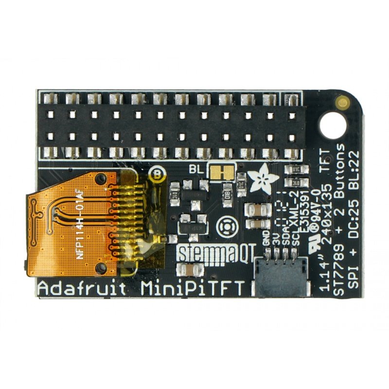 Mini PiTFT - Anzeige 1,14 '' 135x240px IPS - für Raspberry Pi -