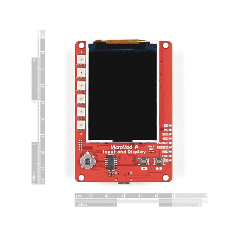 SparkFun MicroMod und Display Carrier Board - mit TFT 240 x 320
