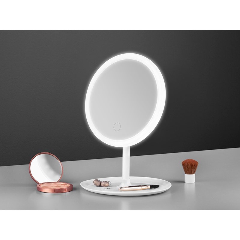 Lafe ROSA Kosmetikspiegel - 28 LEDs Hintergrundbeleuchtung -