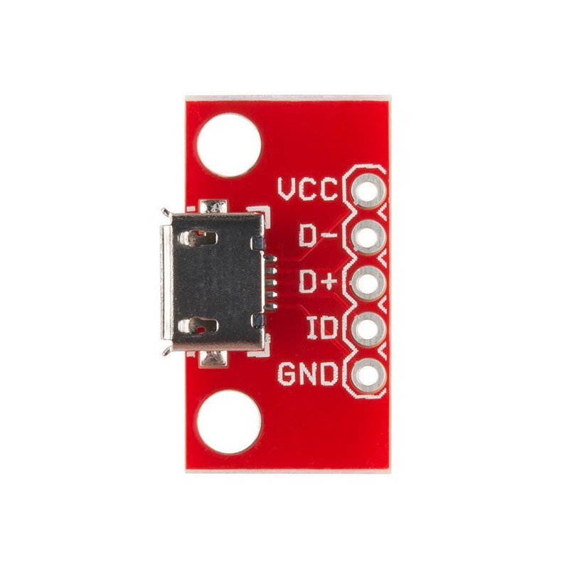 MicroUSB Typ B 5 Pin - Stecker für die Kontaktplatte - SparkFun
