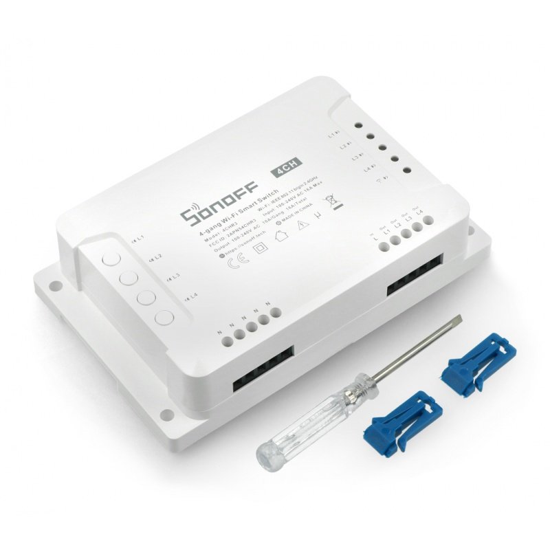 Sonoff 4CH Rev2 WiFi - 4-Kanal-Schalter