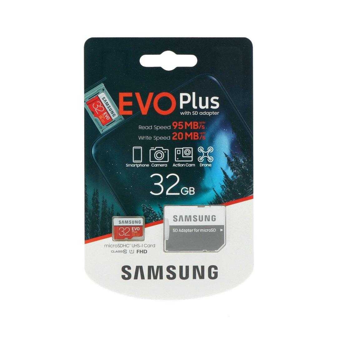 Samsung EVO Plus microSD 32GB 95MB/s UHS-I Klasse 10 Speicherkarte