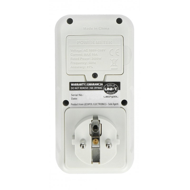 Uni-T UT230B-EU Energieverbrauchszähler