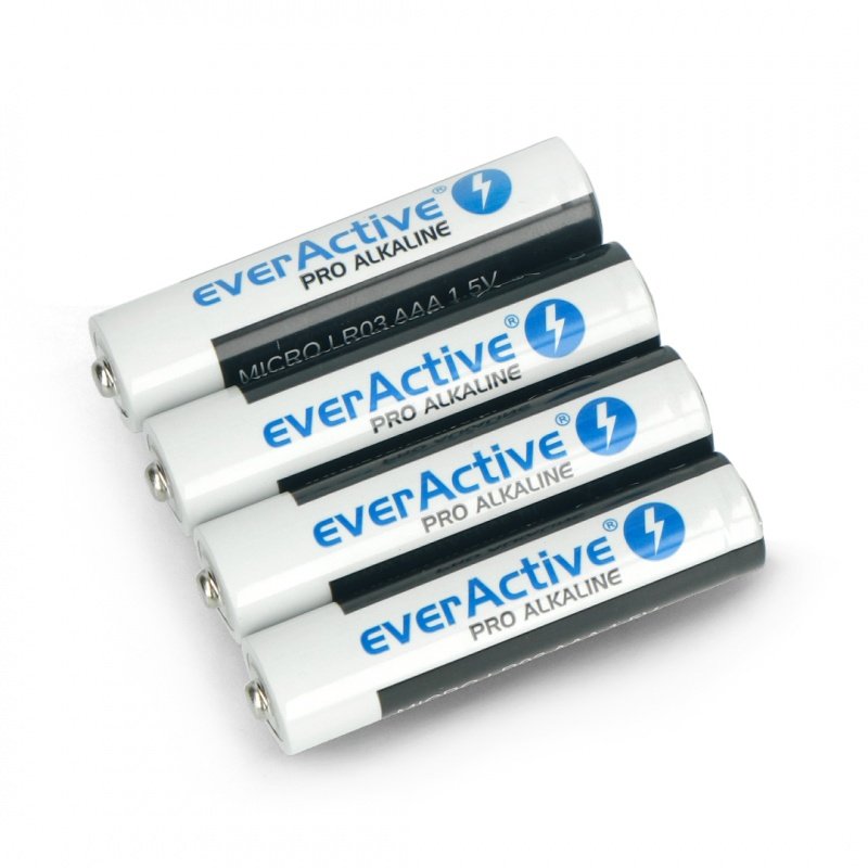EverActive Pro AAA (R3 LR03) Alkalibatterie - 4 Stk.