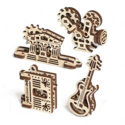 U-Fidgety Creation - 4St. - Mechanisches Modell zum Falten -