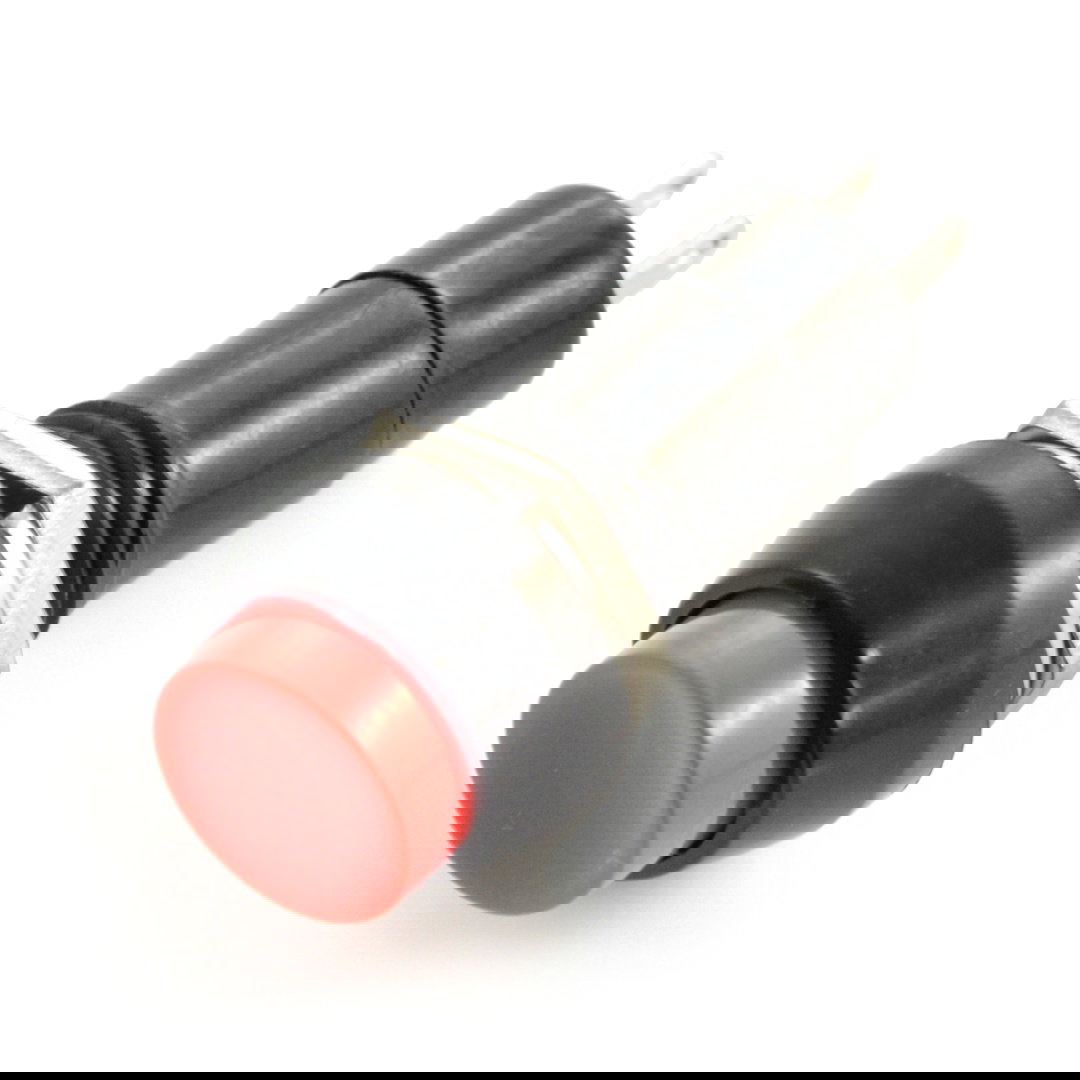 EIN-AUS-Schalter PBS 11A, rund 250V / 1A - rot