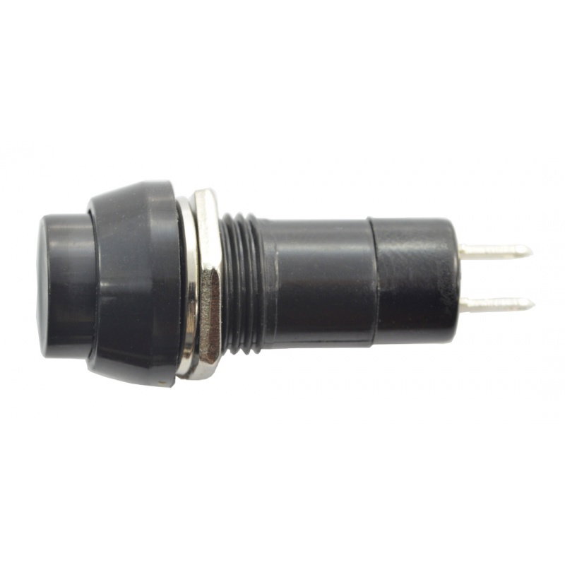 PBS 11A ON-OFF Kippschalter, rund 250V / 1A - schwarz