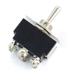 Kippschalter ON-OFF-ON KN3 (B) -223 250V / 6A - monostabil