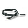 Lanberg USB C - USB C 2.0 schwarz Premium QC 4.0 PD 1m Kabel - zdjęcie 2