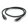 Lanberg USB C - USB C 2.0 schwarz Premium QC 4.0 PD 0,5 m Kabel - zdjęcie 3