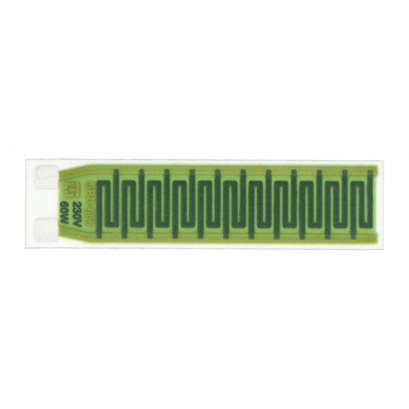 Geklebter Heizwiderstand 51x13mm - 880Ω 60W