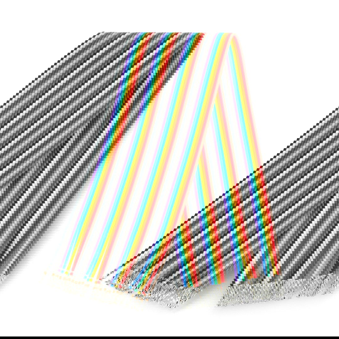 Verbindungskabel Buchse-Buchse ohne Endungen 30cm - 40St