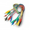Krokodilkabel 22AWG 27mm - 40cm farbig - 12St - zdjęcie 1