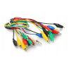 Krokodilkabel 22AWG 27mm - 40cm farbig - 12St - zdjęcie 2