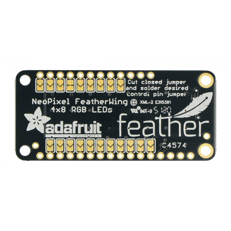 NeoPixel FeatherWing - 4x8 LED-RGB-Matrix - Adafruit 2945