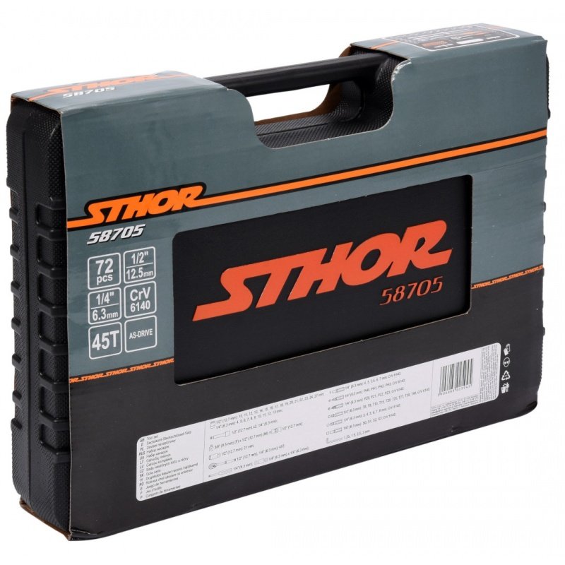 Werkzeugsatz Sthor 58705 - 72 Teile