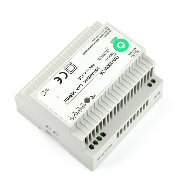 Netzteil DIN100W24 für eine DIN-Schiene - 24V / 4,15A / 100W