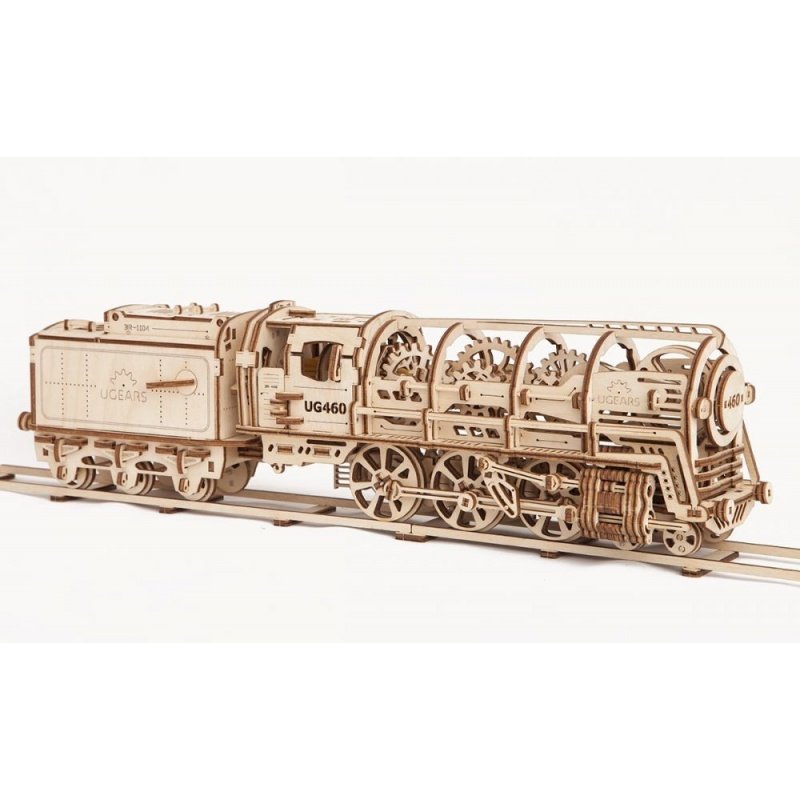 Lokomotive UG 460 - mechanisches Modell zum Zusammenbauen -