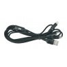 Rebel 3in1 USB Typ A Kabel - microUSB, USB Typ C, Lightning - - zdjęcie 3