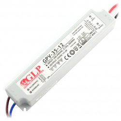Netzteil für LED-Streifen wasserdicht GPV-35-12 - 12V / 3A / 36W