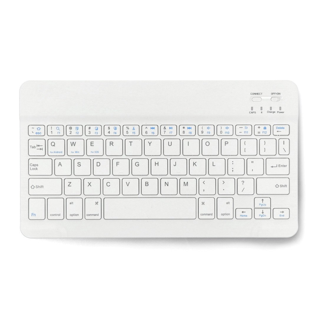 Bluetooth 3.0 kabellose Tastatur – weiß – 10 Zoll