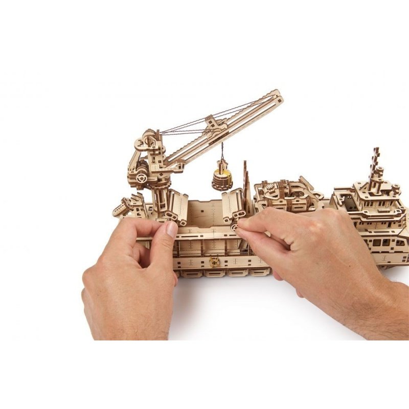 Forschungsschiff - Mechanisches Modell zum Zusammenbauen -