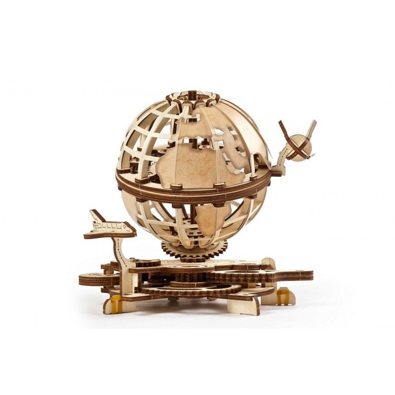 Globus - mechanisches Modell zum Falten - Furnier - 184