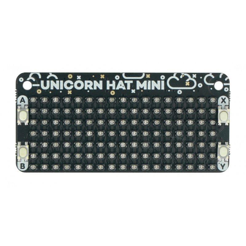 Unicorn HAT Mini - RGB-LED-Matrix - Raspberry Pi-Overlay -