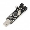 AVR-Programmierer kompatibel mit USBasp ISP + IDC-Band - schwarz - zdjęcie 1