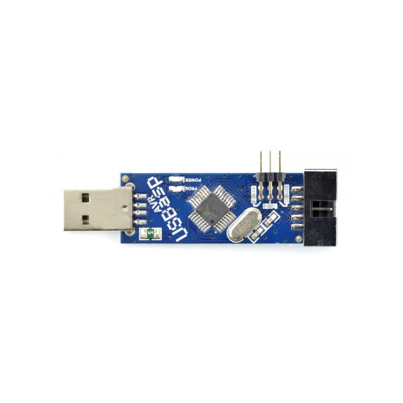 Programmierer AVR kompatibel mit USBasp ISP + IDC-Band - blau