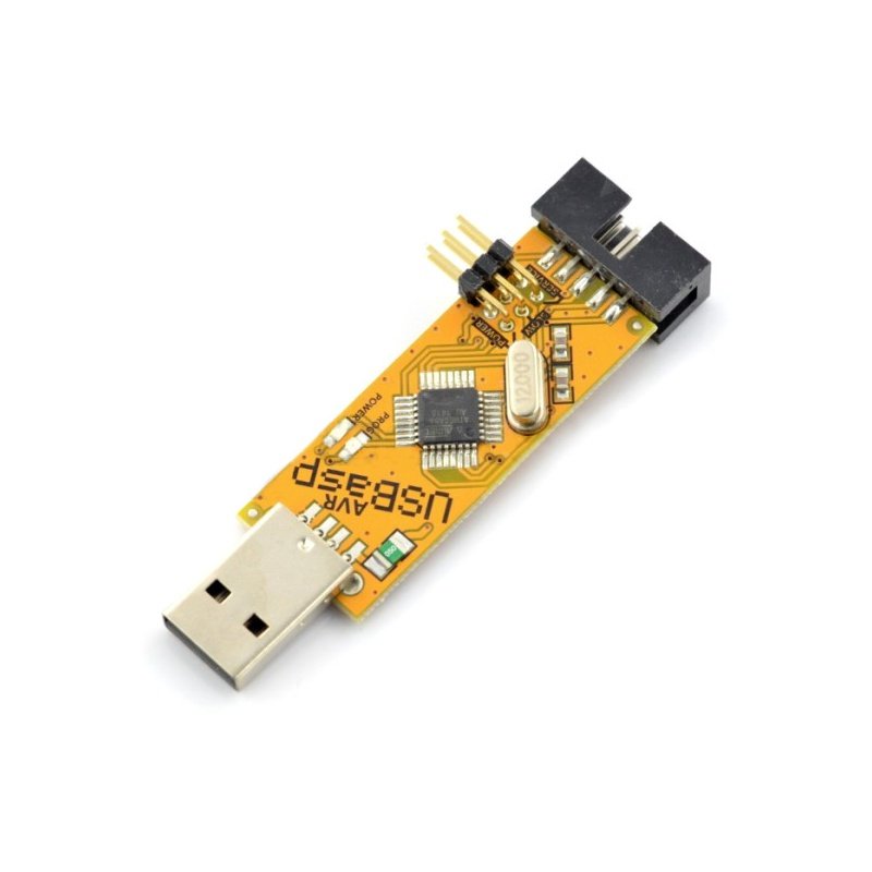 AVR-Programmierer kompatibel mit USBasp ISP + IDC-Band - orange