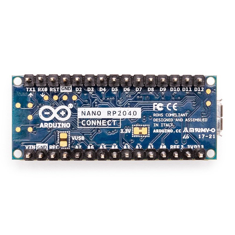 Arduino Nano RP2040 Connect mit Anschlüssen - ABX00053