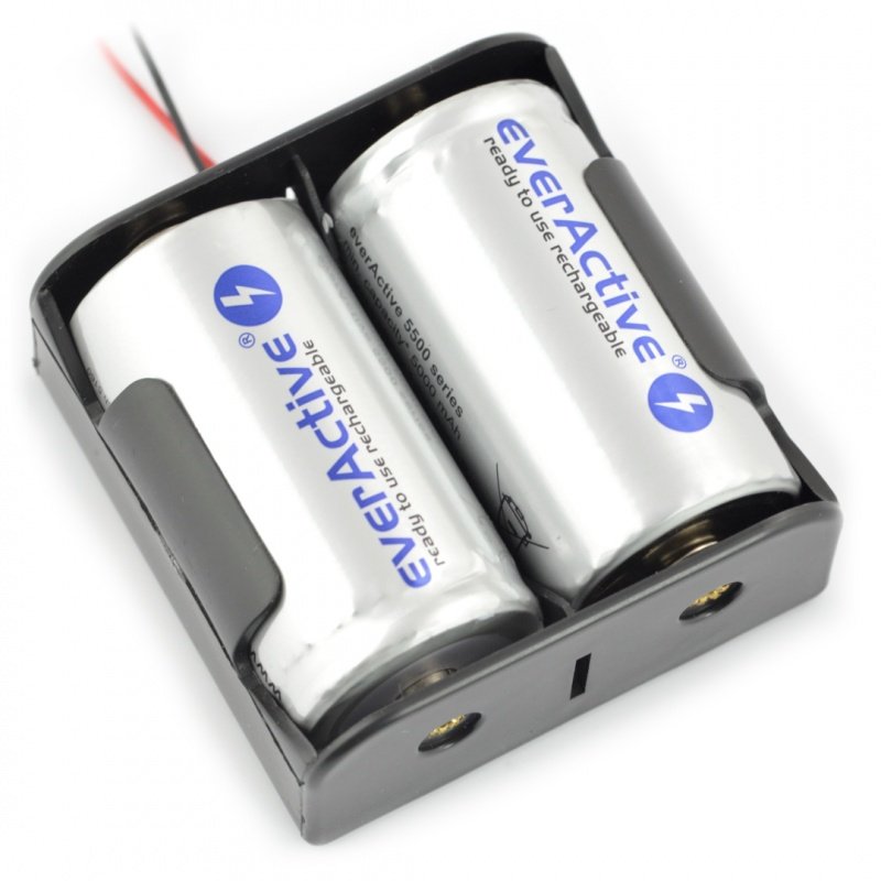 Korb für 2 Batterien Typ D (R20)