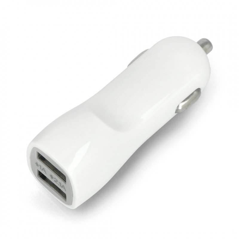 Auto Ladegerät für Zigarettenanzünder Smartphone USB Adapter Handy Ladegerät  Dual USB Digital Display Voltmeter Ladegerät
