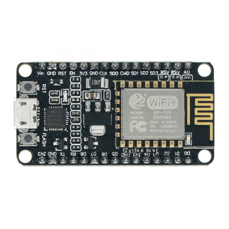 WiFi-Modul ESP-12E + NodeMCU v2 - 4 MB