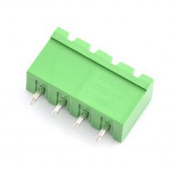 Stecker, 4-polige Montageleiste, Raster 5,08 mm, vertikal