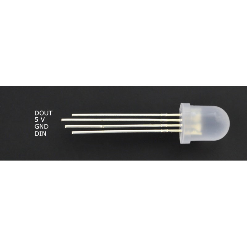 LED 8mm RGB WS2811 adressiert - 10St.