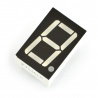 8-Segment-Anzeige x1 - 14 mm grün - 8 mcd - Kathodenfaktor - zdjęcie 1