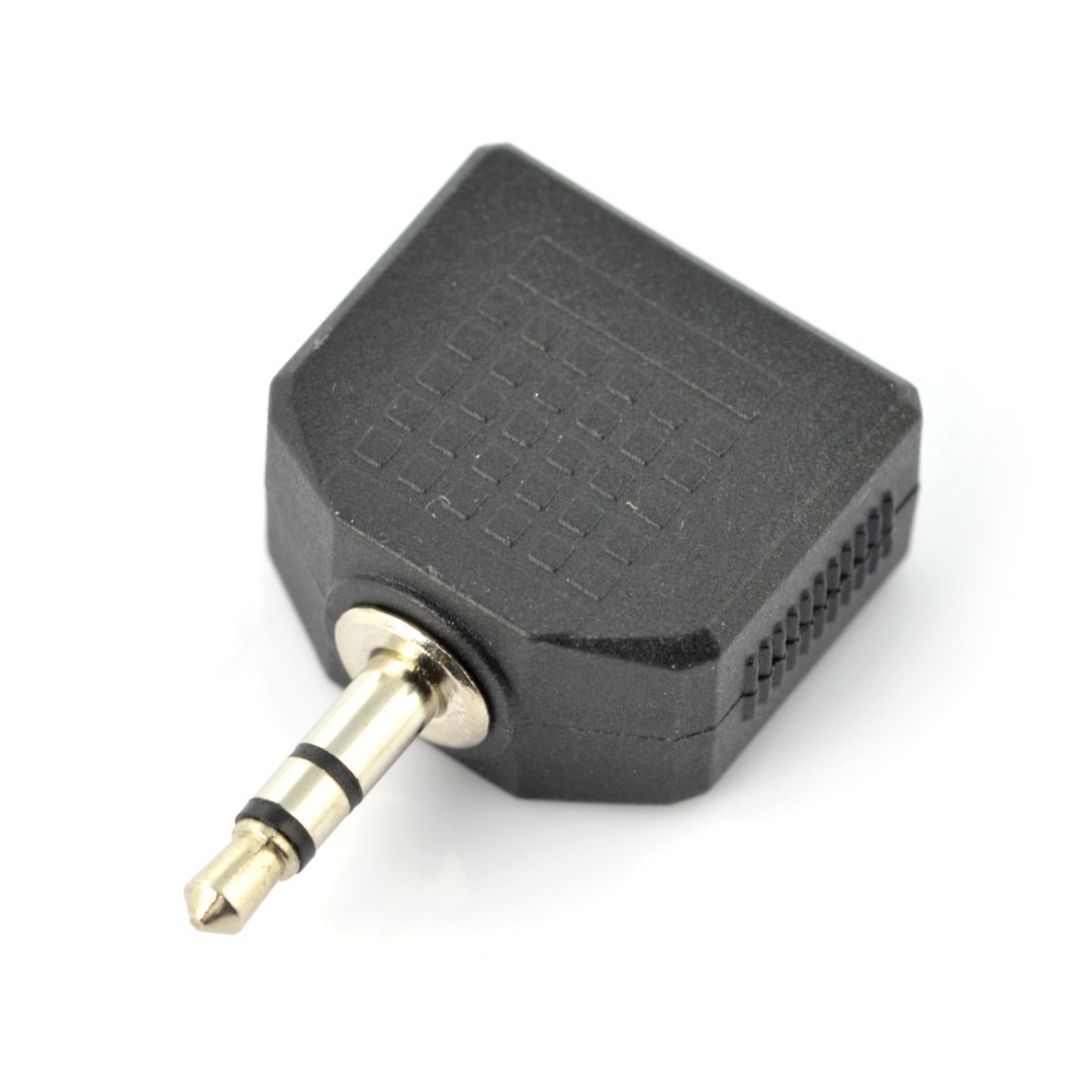Adapter 3-poliger 3,5-mm-Klinkenstecker - 2x