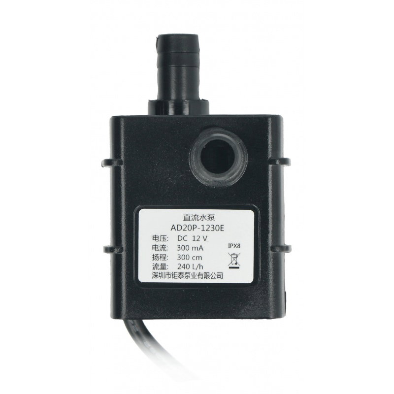 Elektrische Flüssigkeitspumpe AD20P-1230E - 12V 240l / h