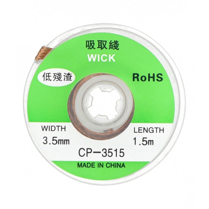 Geflecht für Zinnabsaugung 3,5 mm - CP-3515