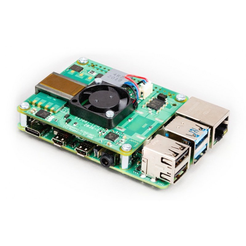 Raspberry Pi PoE+ HAT - Power over Ethernet für Raspberry Pi