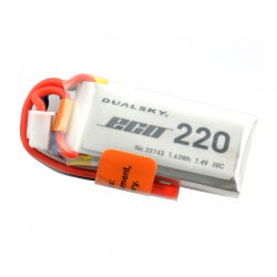 Li-Pol Dualsky 220mAh 30C 2S 7,4V-Paket