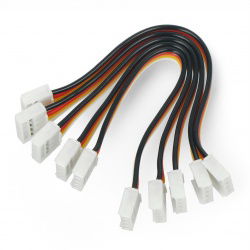 Grove - ein Satz von 5 weiblich-weiblichen 4-poligen Kabeln -