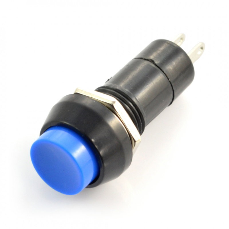 PBS 11A EIN-AUS-Schalter, rund 250V / 1A - blau