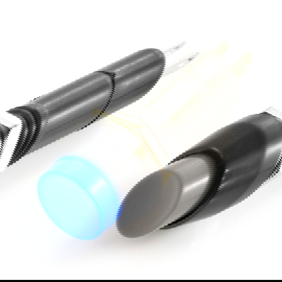 PBS 11A EIN-AUS-Schalter, rund 250V / 1A - blau