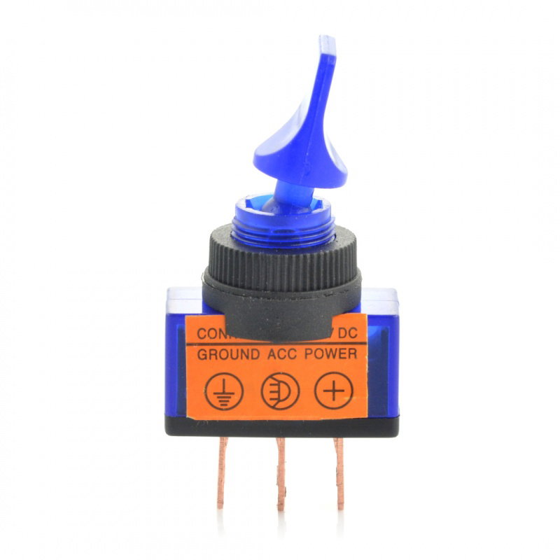 EIN-AUS-Schalter ASW-14D 12V / 20A beleuchtet - blau