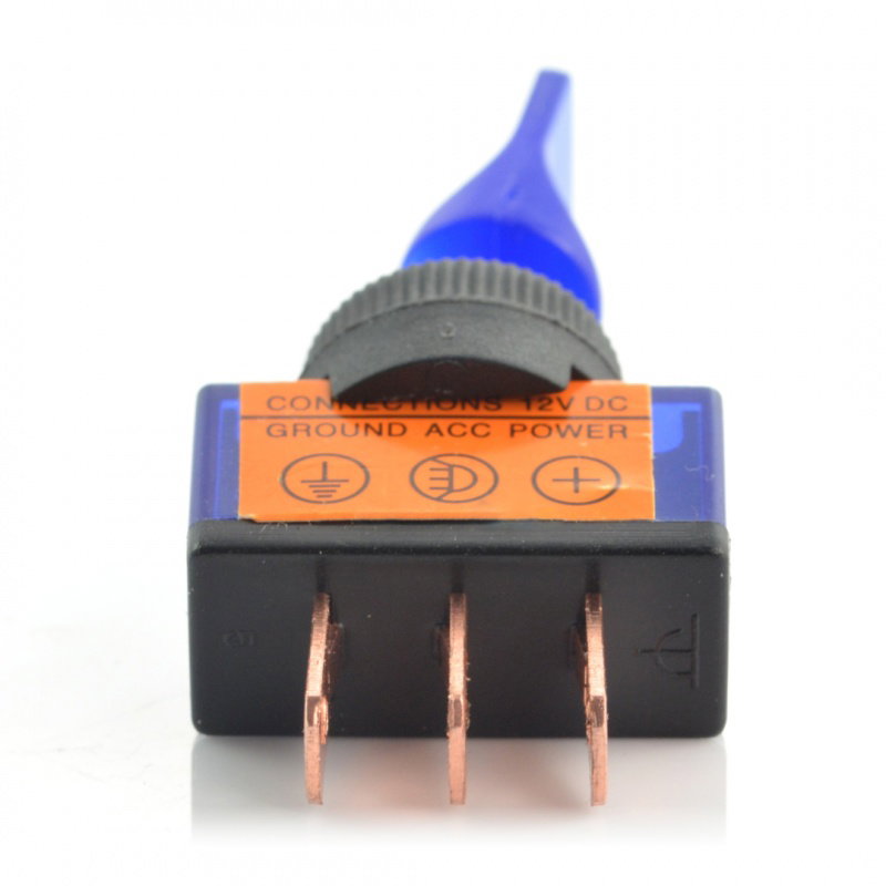 EIN-AUS-Schalter ASW-14D 12V / 20A beleuchtet - blau